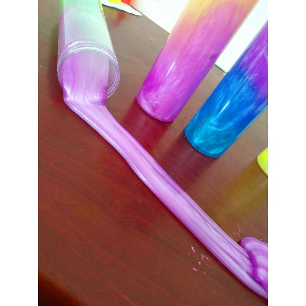 SLIME 3 MÀU GALAXY DẢI NGÂN HÀ LOẠI TO cực đẹp thiết kế độc đáo ấn tượng Đồ chơi Slam Gudetama Squishy