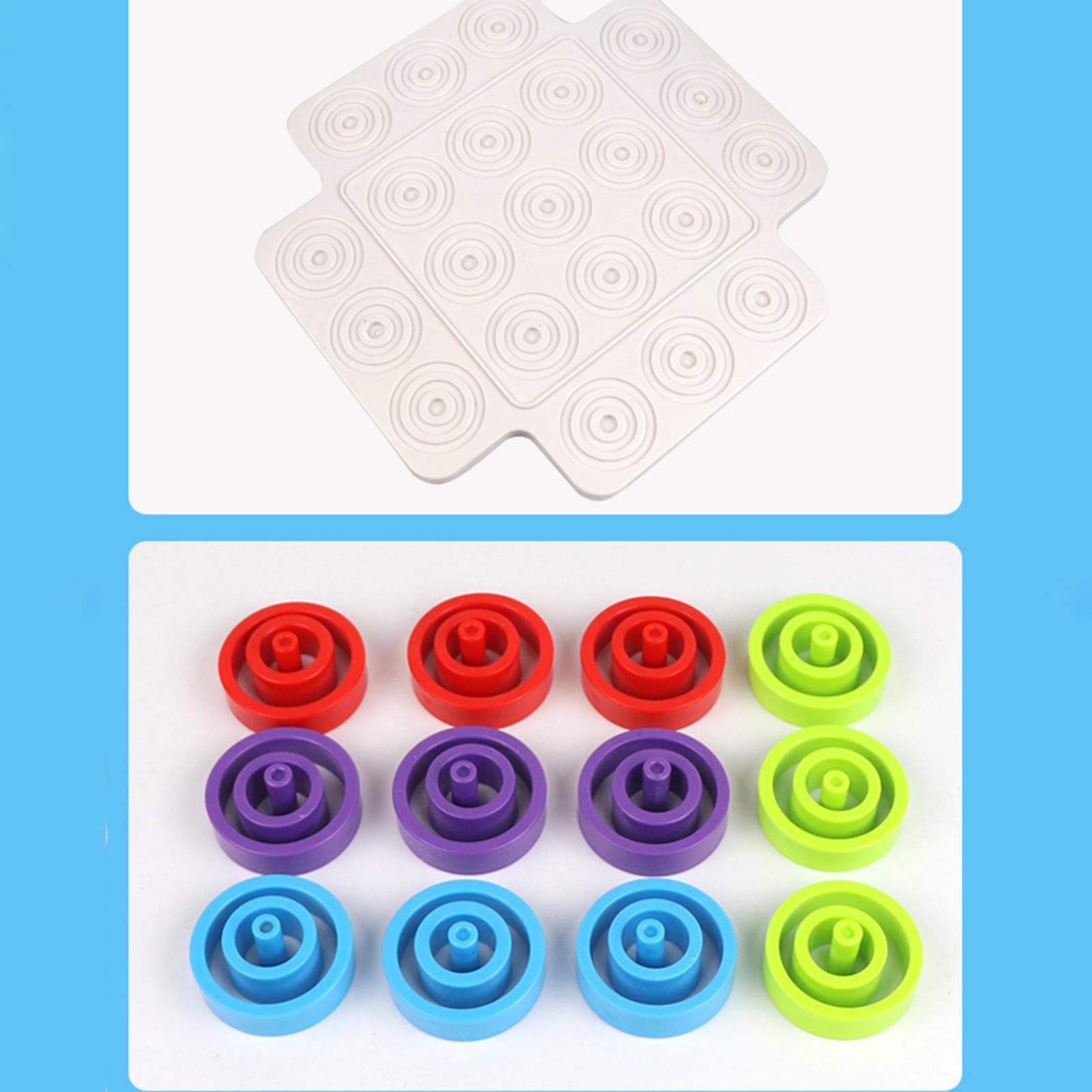 Multiplayer Rings Chess Puzzle Toys Hands Brain Training for Boys Girls