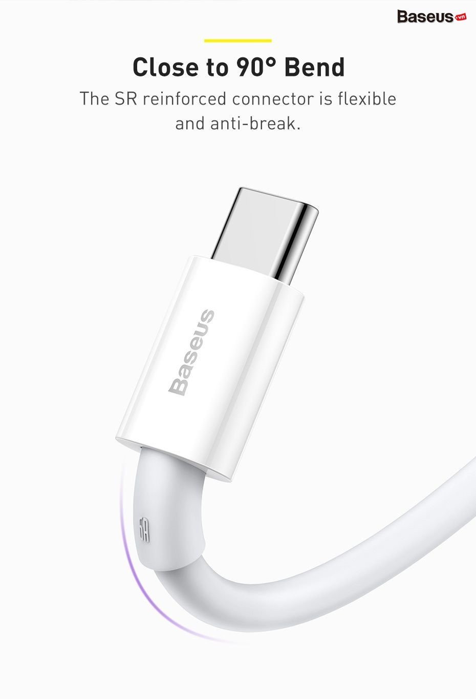 Cáp sạc Baseus Superior Series CATYS 66W, Fast Charging USB to Type C  - Hàng Chính Hãng