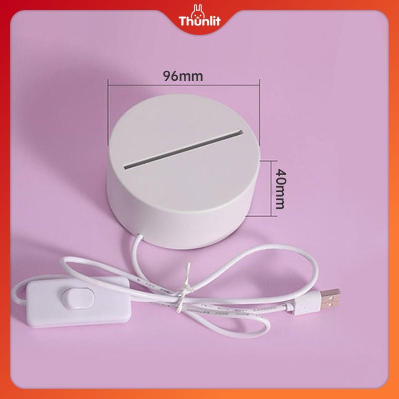 Thunlit 3D Night Light USB Plug-in Warm Light Valentine's Day Gift
