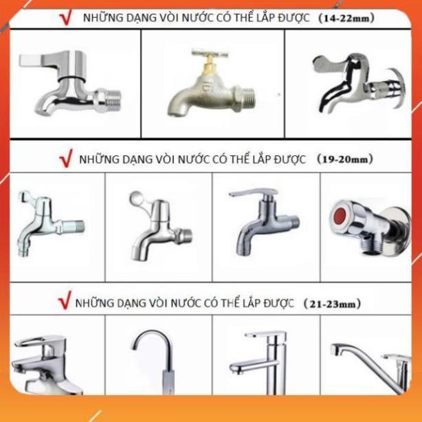 ️Evoucher Bộ dây vòi xịt nước rửa xe, tưới cây , tăng áp 3 lần, loại 20m 206701-2 đầu đồng,cút,nối đen + mở chai