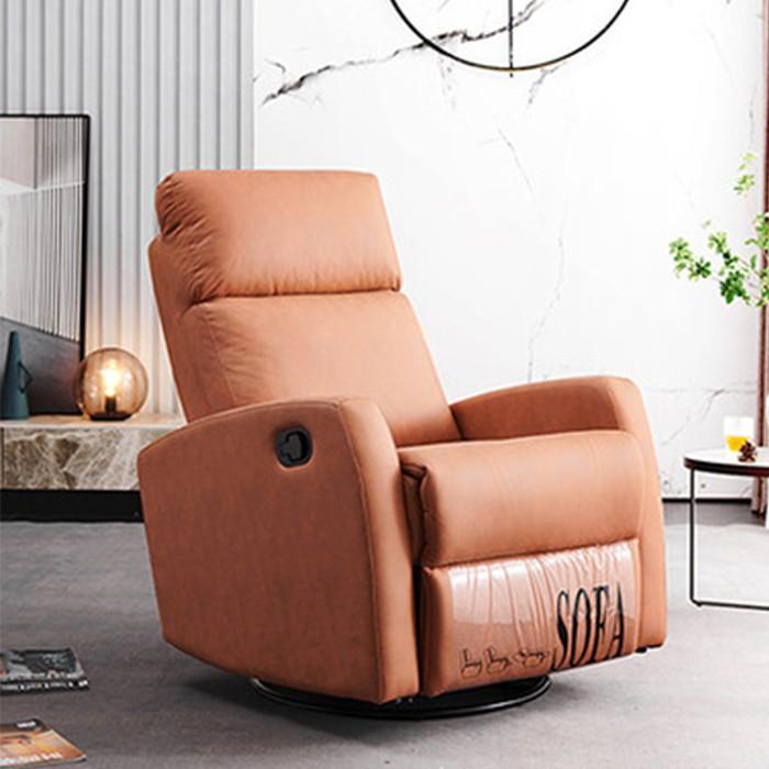 Ghế sofa thư giãn đọc sách xoay 360 độ bập bệnh da PU cao cấp, Ghế ngủ sofa đơn lười