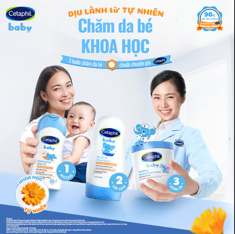 Dầu Gội Cho Bé Cetaphil Baby 200ML