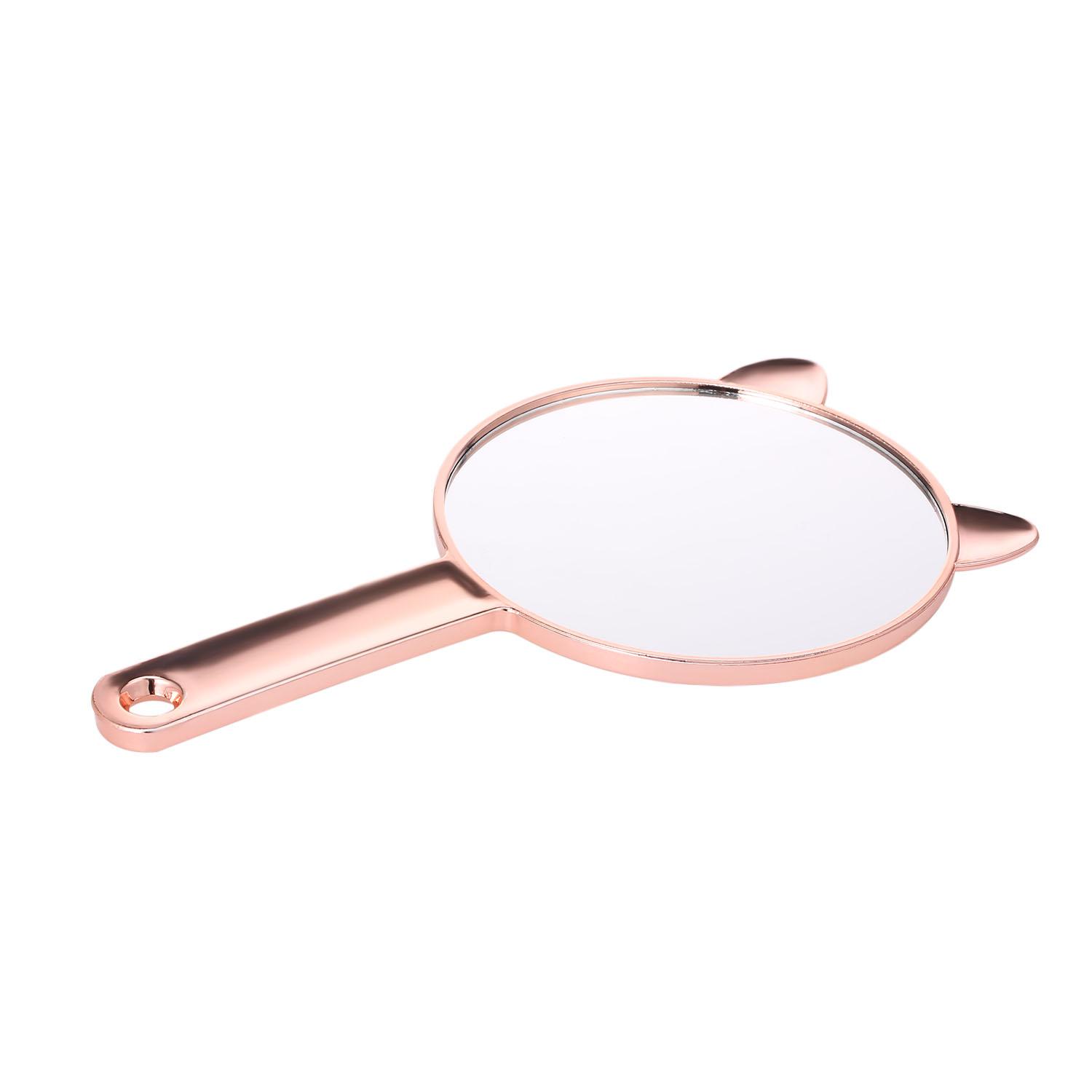 Gương trang điểm cầm tay, hình tròn, bọc khung nhựa chắc chắn, chất lượng cho chị em phụ nữ