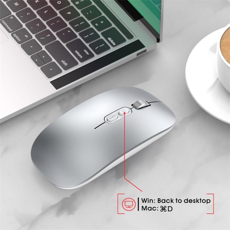 Chuột Không Dây Bluetooth USB Sạc Chuột Máy Tính Im Lặng Mause Công Thái Chuột Cho Máy Tính Văn Phòng Laptop Máy Tính Bảng Souris Sans Fil