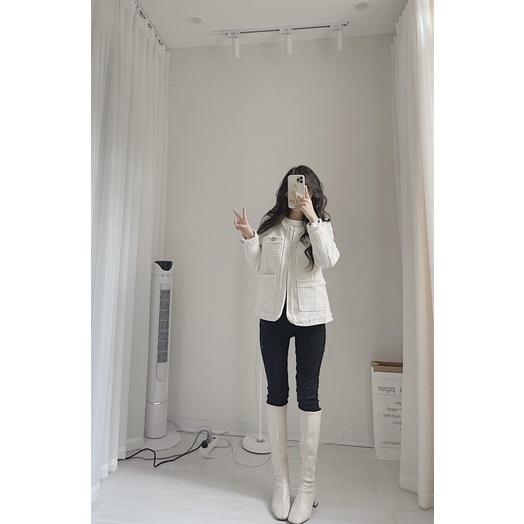 Áo khoác dạ tweed siêu xinh by samhyewear