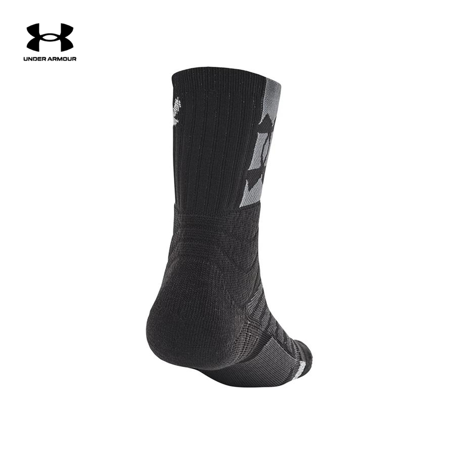 Vớ thể thao unisex Under Armour Project Rock Training Mid U Black/Pitch Gray/Jet Gray - 1362566-004