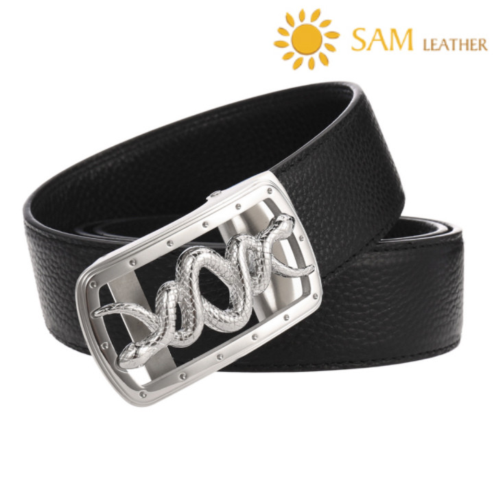 Dây nịt nam - Thắt lưng nam da SAM leather SFDN127, Men's belts