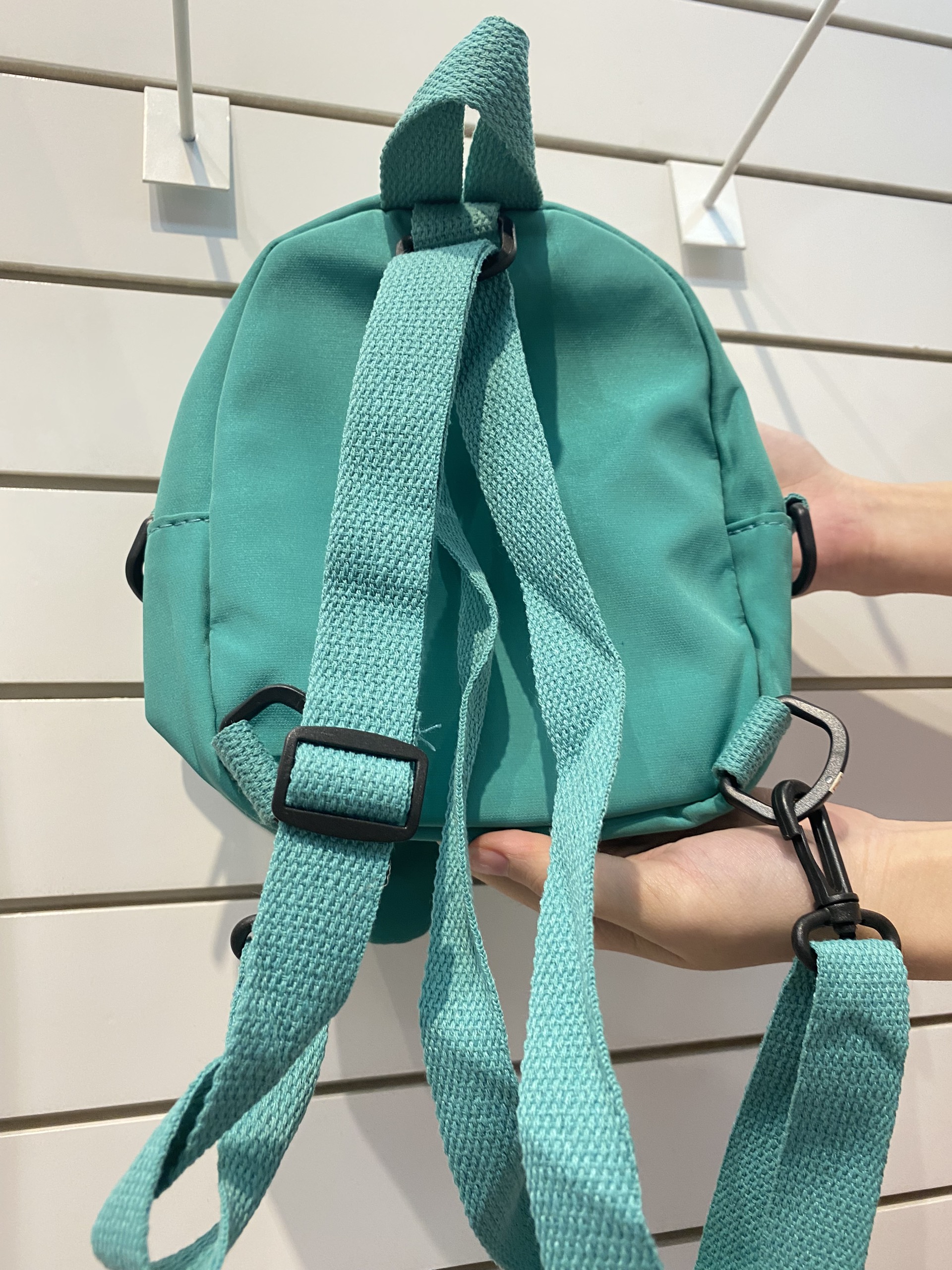 Balo dù 2in1 hình gấu trúc màu xanh ngọc siêu cute cho bé - TP1811810