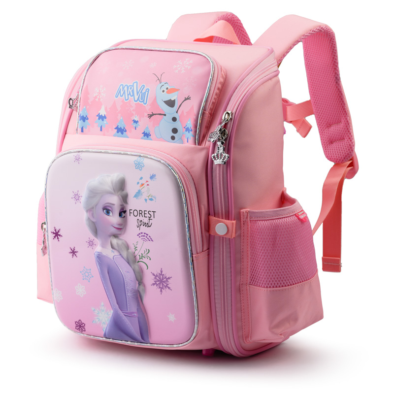 Balo chống gù bé gái Mr.Vui BLCG969 cho học sinh lớp 1-3 (37 x 16 x 27 cm)