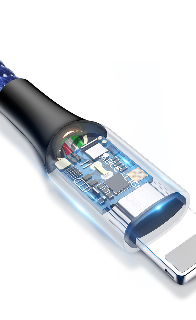 Cáp sạc tự ngắt cho iphone chính hãng baseus