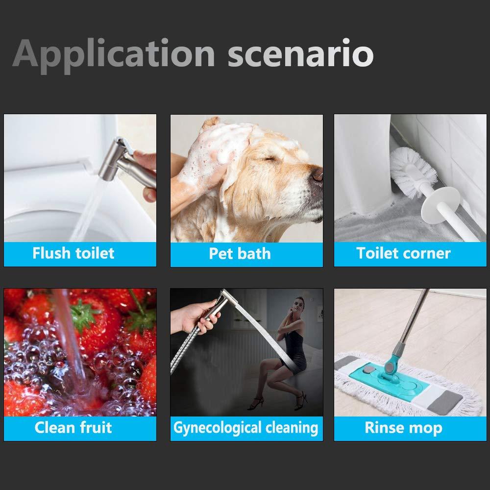 Máy phun cầm tay cầm tay, Bộ phun áp suất điều chỉnh bằng thép không gỉ Bộ đồ xịt tã
