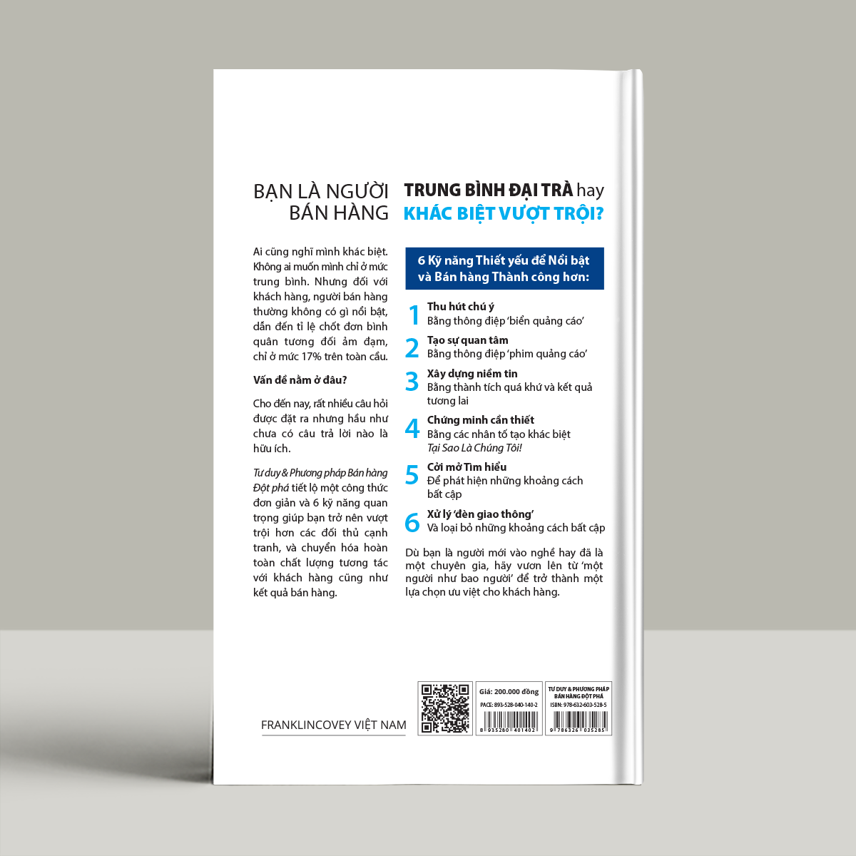 Tư duy và phương pháp bán hàng đột phá (Strikingly Different Selling) - PACE Books