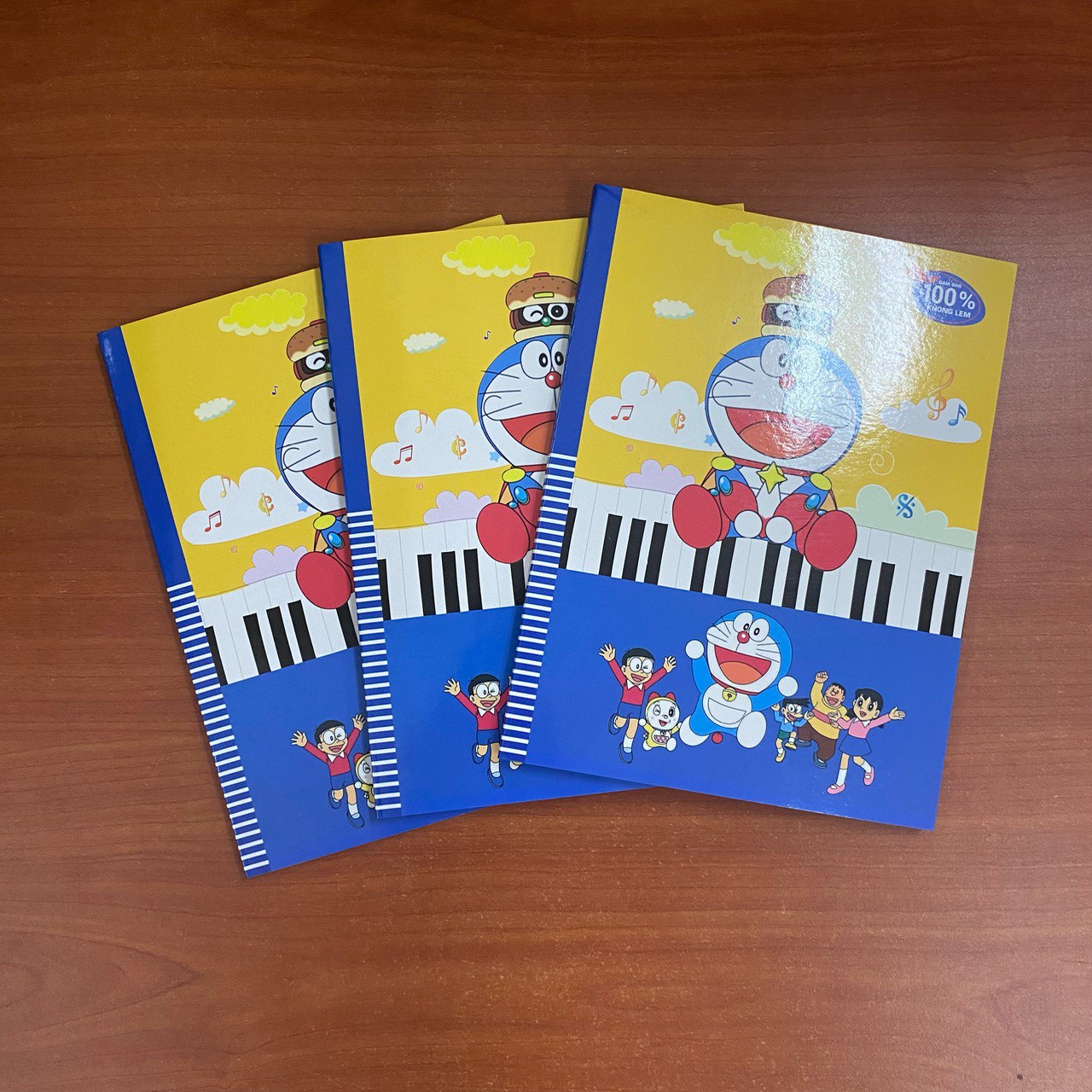 Tập Học Sinh  Vanlangbooks 96 Trang (Định Lượng 100 - 4 Ôly) - Doraemon - Vanlangbooks
