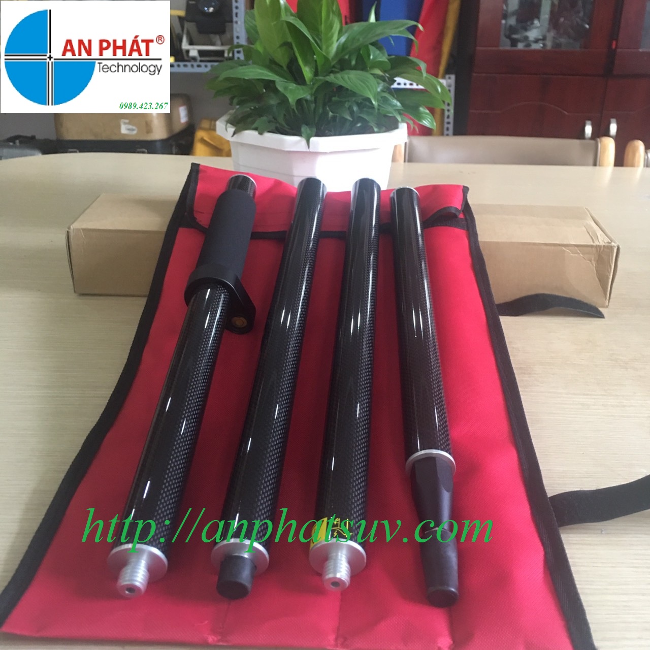 SÀO GPS RTK CACBON 4 ĐOẠN