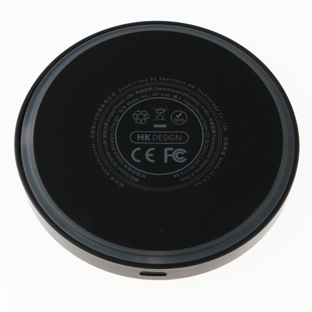 Wireless Charger, 10W Fast Wireless Charging Stand Pad for Samsung Galaxy S9/S9 Plus/Note 8/S8/S8 Plus/S7