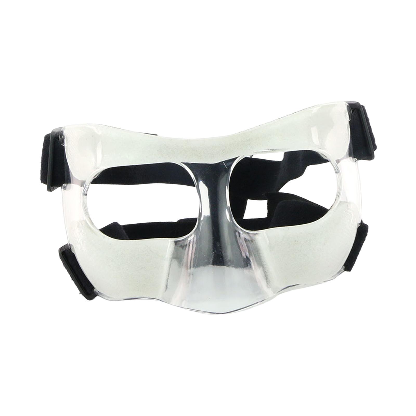 Basketball  Nose Guard , Lightweight Face Guard for Broken Nose, Durable Shatterproof Sport  Protective Face Cover