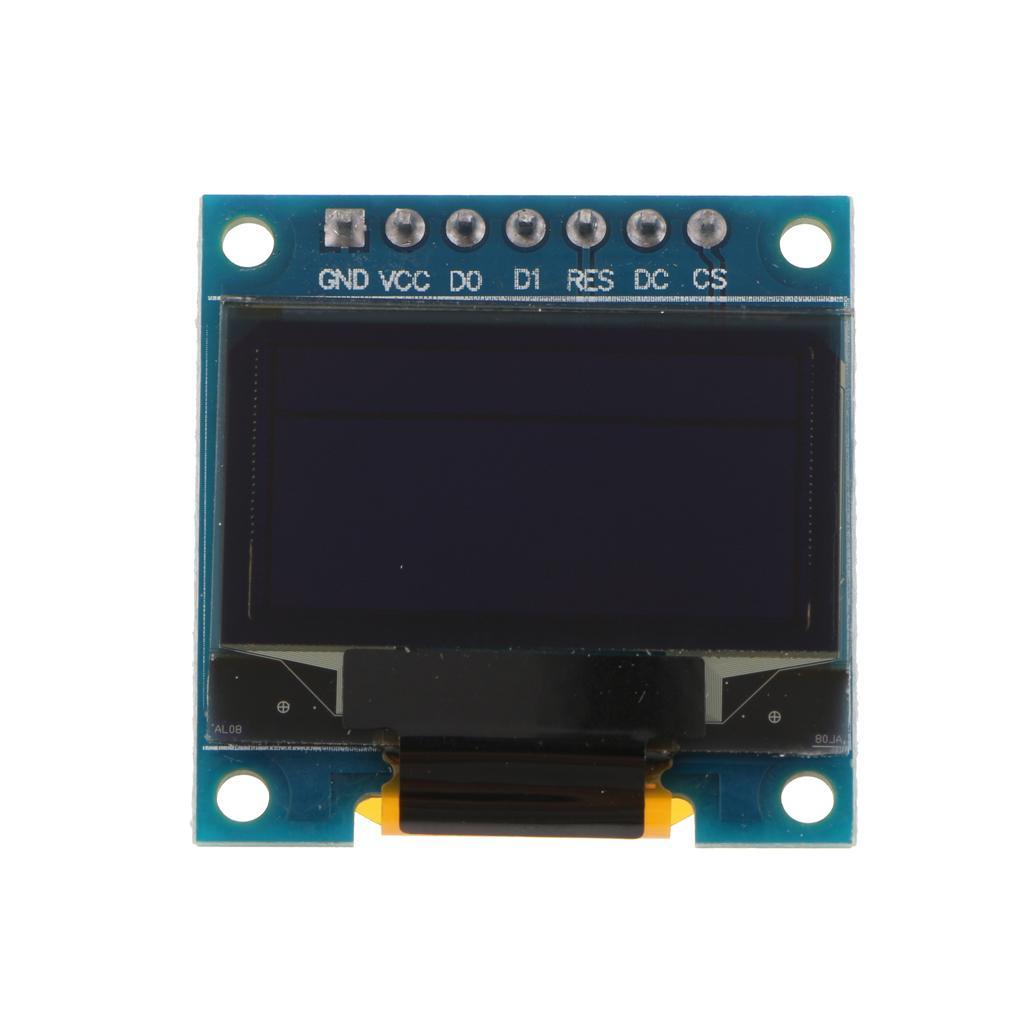 0.96 Inch SPI IIC 128X64 OLED LCD LED Display Module For Yellow+Blue