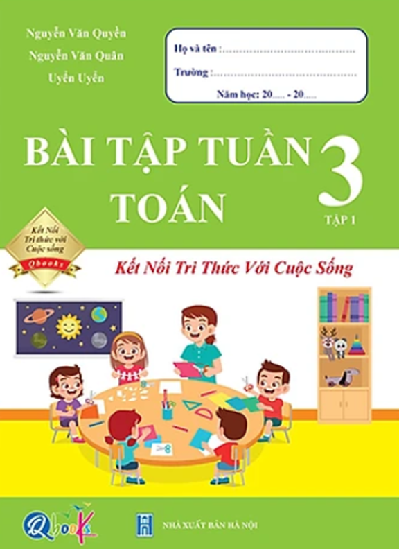 Sách Combo Bài Tập Tuần Toán Lớp 3 - Kết Nối Tri Thức Với Cuộc Sống - BẢN QUYỀN