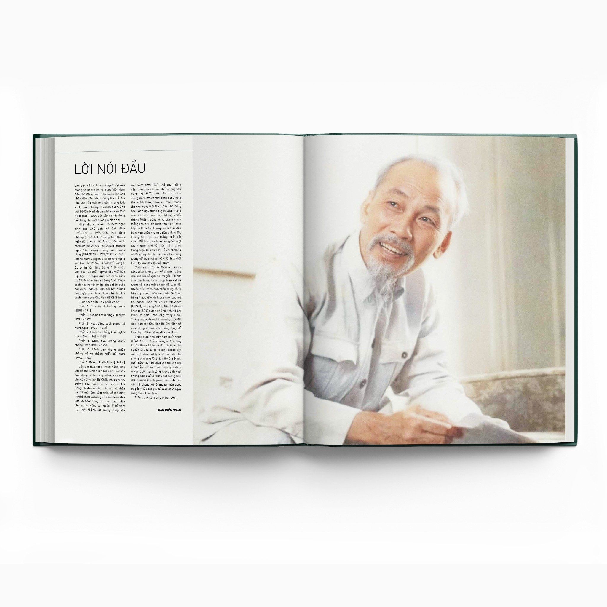 Sách Hồ Chí Minh - Tiểu Sử Bằng Hình (Gần 700 Tranh Ảnh Và Bản Đồ)