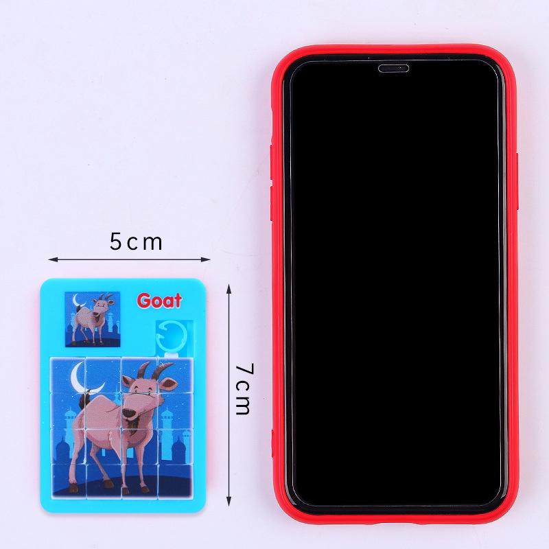 Đồ Chơi Ghép Hình Trượt 16 Ô Cho Bé - Bảng Xếp Hình Huyền Thoại Tuổi Thơ DUASHOP