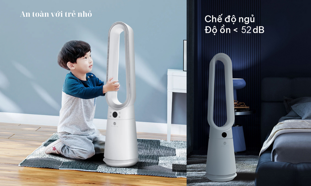 Quạt lọc không khí và khử khuẩn U ULTTY LIDI - Hàng chính hãng