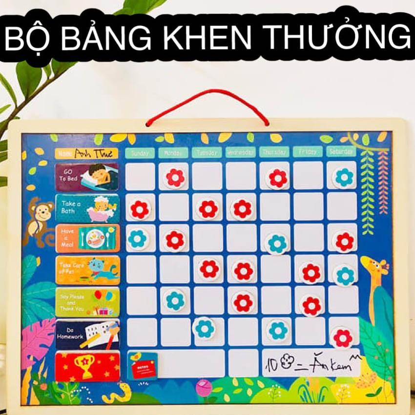 Bảng Khen Thưởng Kỷ Luật Các Ngày Cho Bé Rèn Tính Kỷ Luật