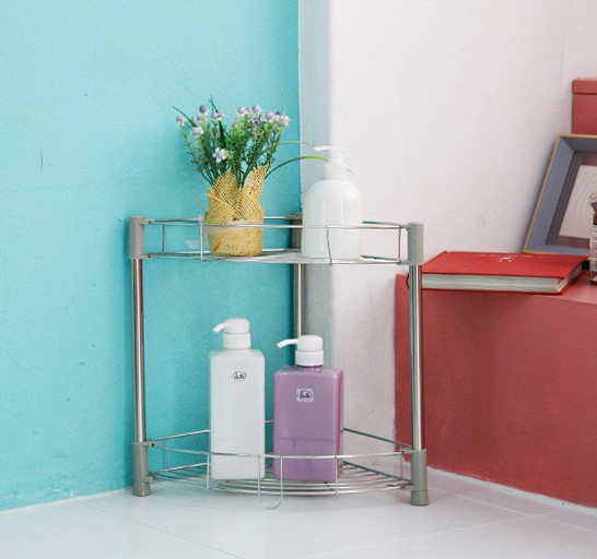 Kệ Góc tam giác Inox 2 Tầng