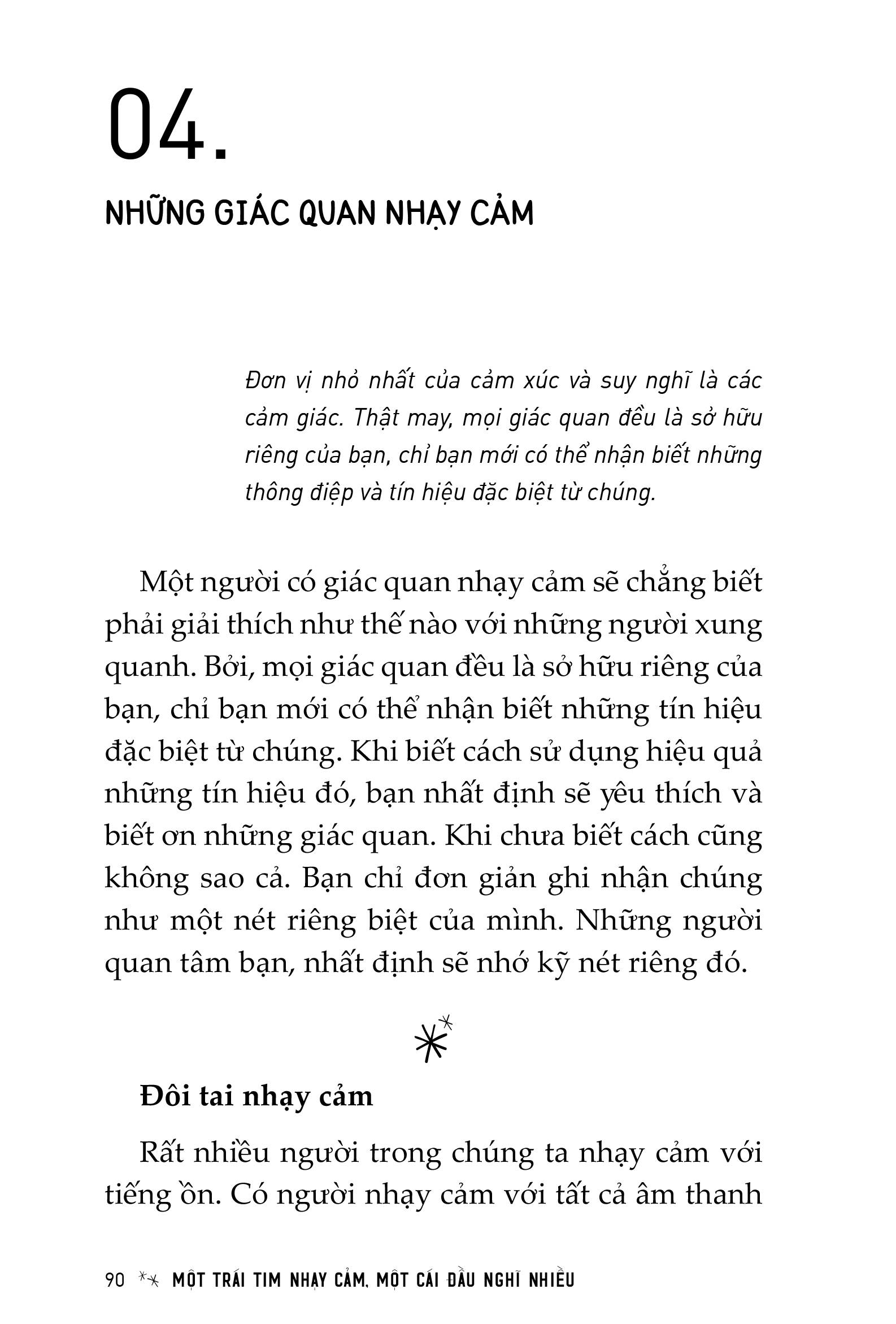 Sách Một Trái Tim Nhạy Cảm, Một Cái Đầu Nghĩ Nhiều - Monet