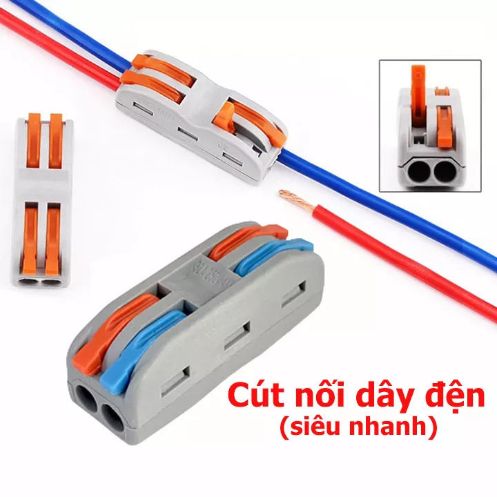 Đầu nối dây điện Domino - Thiết kế chắc chắn, an toàn, nối dây siêu nhanh