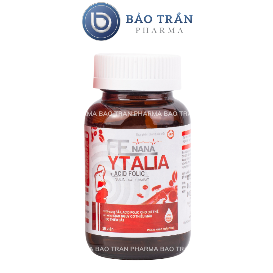 Viên uống bổ sung sắt Fe Ytalia cho người thiếu sắt, bổ máu, cho bà bầu