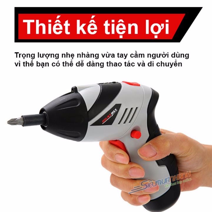 Bộ máy khoan cầm tay đa năng 45 chi tiết tiện dụng CLEVERMART SHOP tặng kèm 3 bút bi nước 