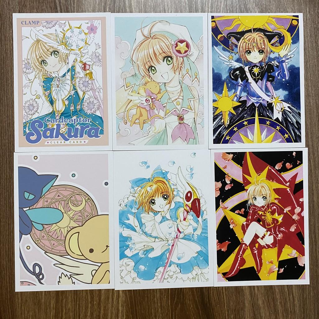 Bộ 20 tấm postcard Cardcaptor Sakura - Sakura thủ lĩnh thẻ bài