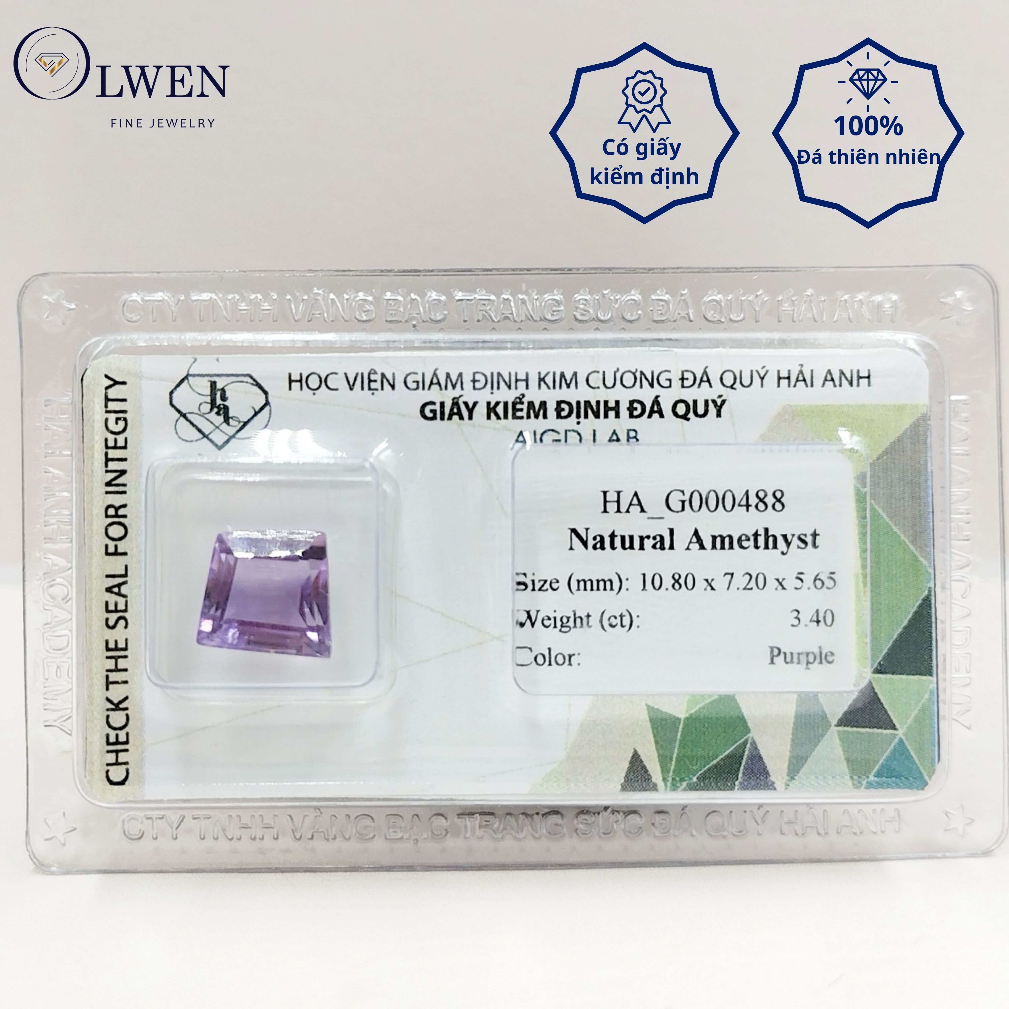 Viên đá thạch anh tím thiên nhiên_HA-G000488