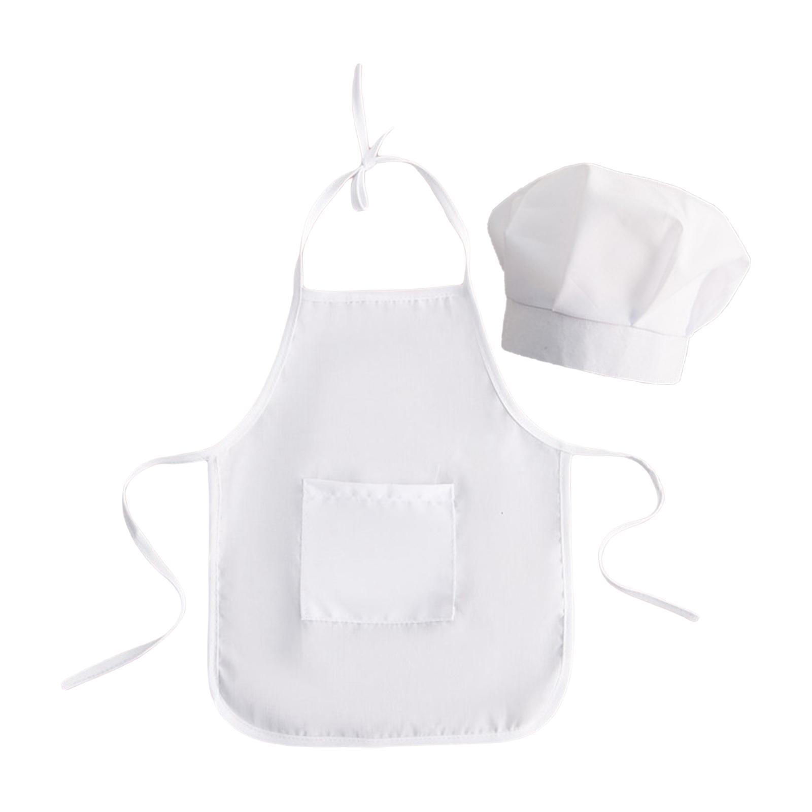 2 Pieces Baby Chef Apron and Hat Infant Baby Chef Costume Kids Costumes Set