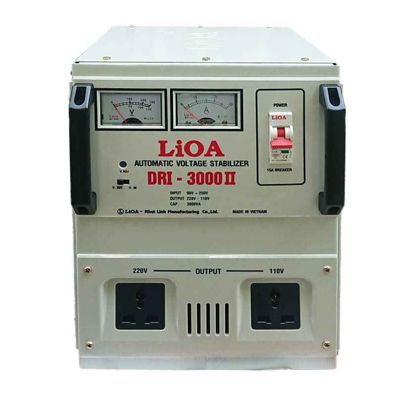 Ổn áp 1 pha LiOA DRI-3000 II