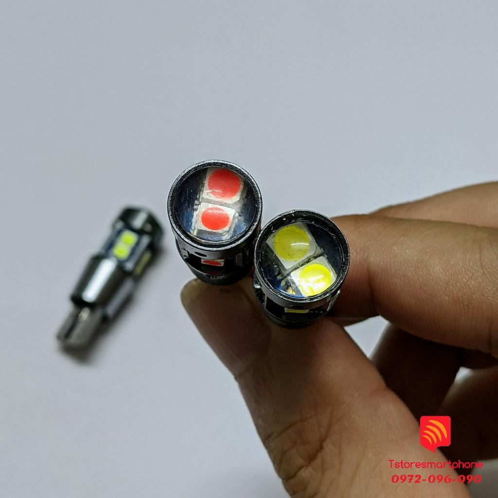 LED T10 CHIP CREE 3030 10SMD cho ô tô xe máy