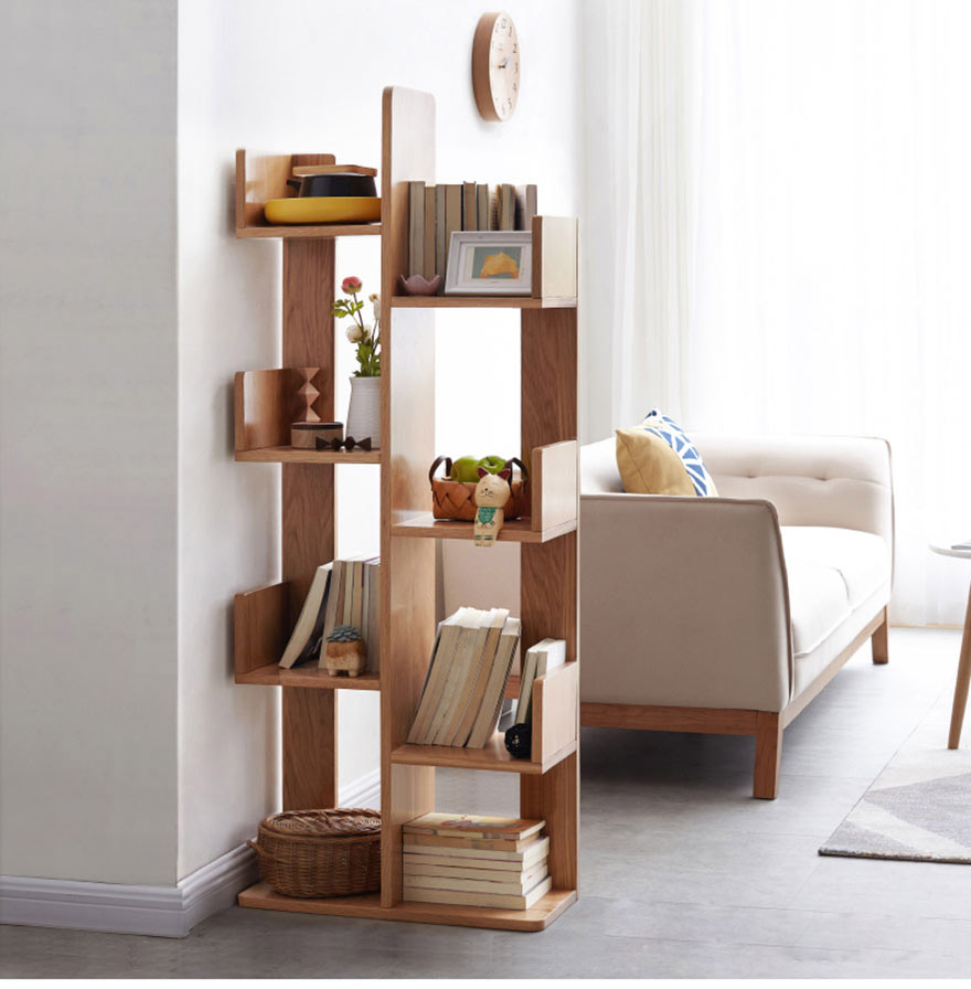 Giá sách bằng gỗ đẹp nhỏ gọn