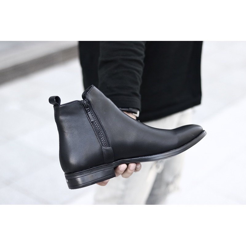 Giày Chelsea Boots Nam Cao Cổ Khóa Kéo UDANY Thời Trang Tôn Dáng - GCN10