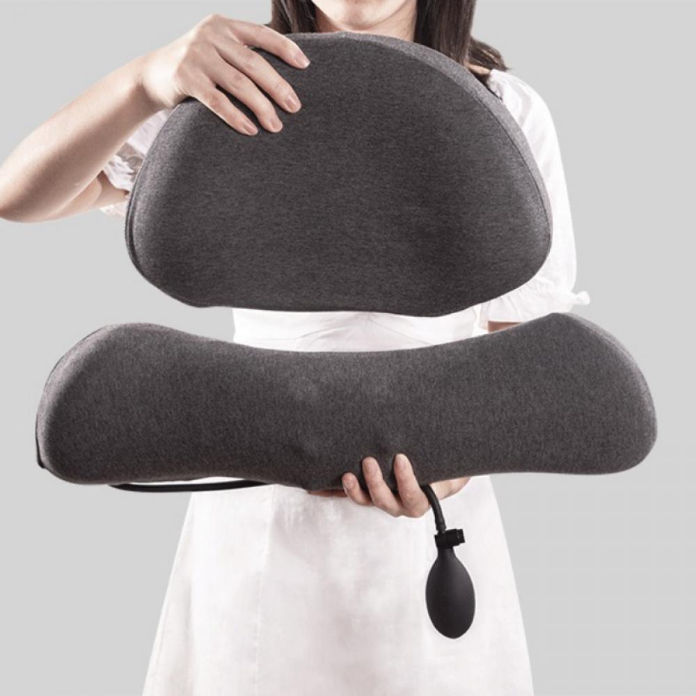 Gối Nắn Đốt Sống Lưng và Cổ Lorddream Dark Grey Dark Space Memory Foam Pillow