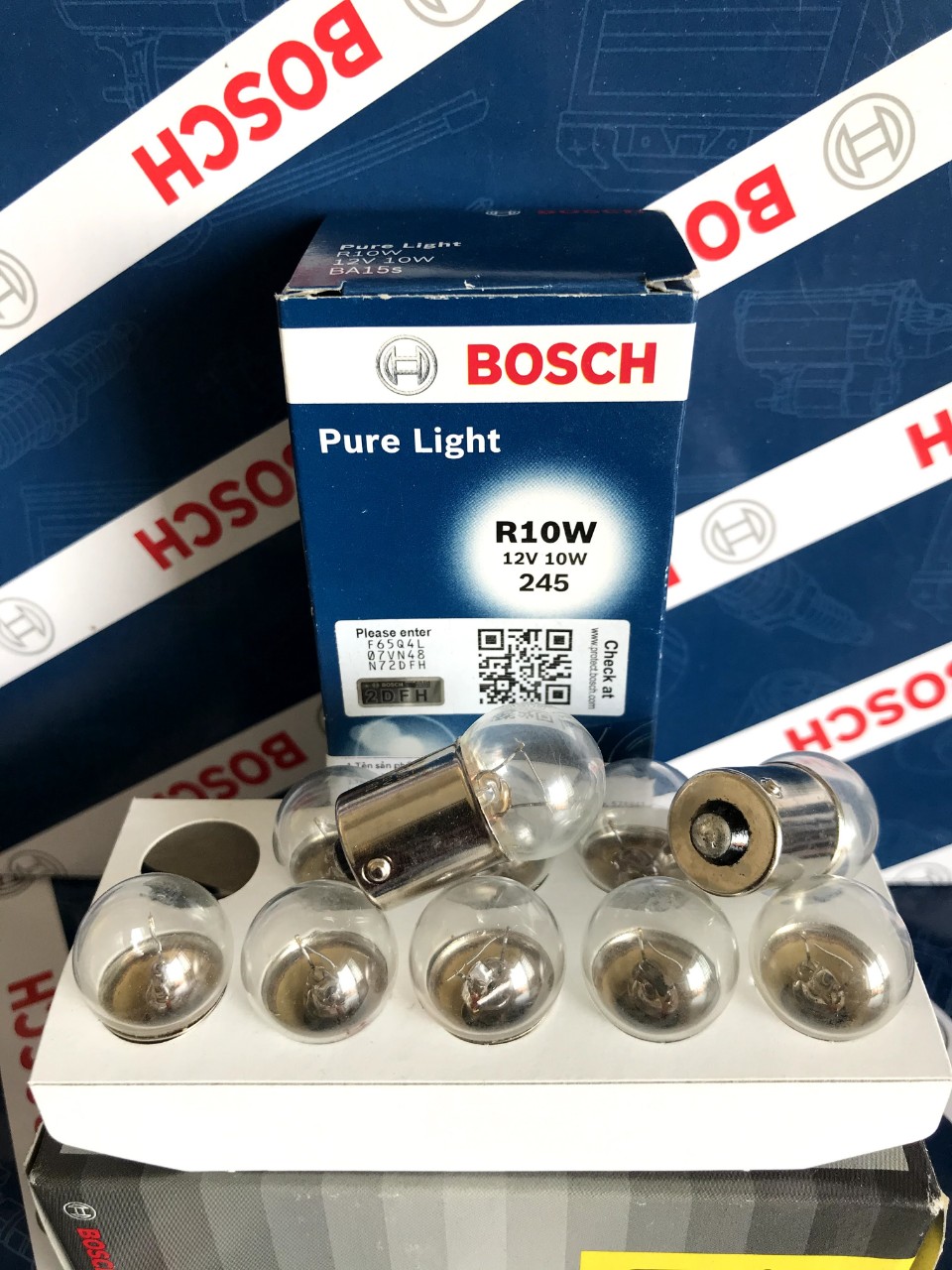 Bóng đèn xi nhan Bosch R10W - 10W