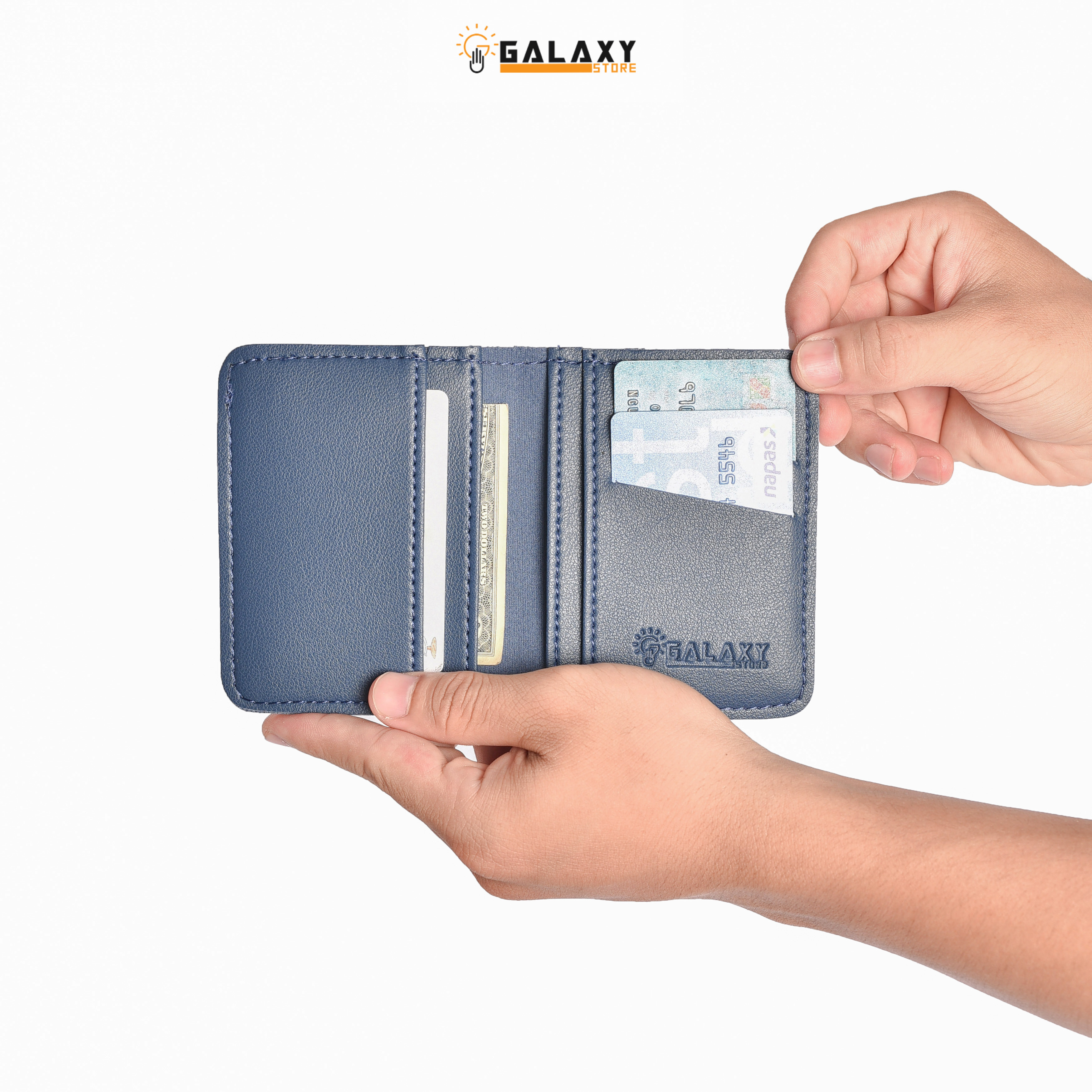 Ví Mini Nhỏ Gọn Để Thẻ Ngân Hàng Căn Cước Galaxy Store GVMB11 - Hàng Chính Hãng