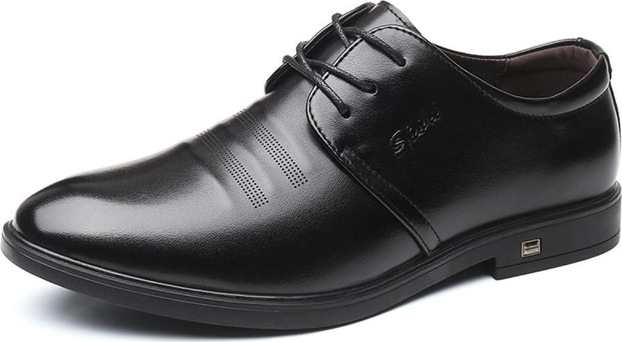 Giày Tây Mũi Nhọn Thiết Kế Buộc Dây Kiểu Hàn Quốc Cho Nam - Tùy Chọn Size & Màu Sắc