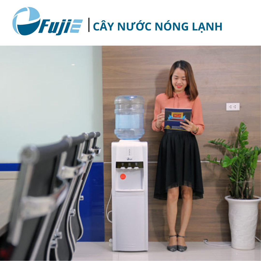 Cây nước nóng lạnh FujiE WD1800C công nghệ làm lạnh block đạt chuẩn quốc tế - Hàng chính hãng