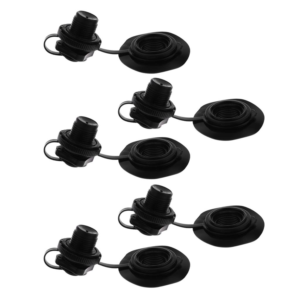 5 Pieces Durable Screw Air Plug Cap for Inflatable Boat Raft Kayak Airbed