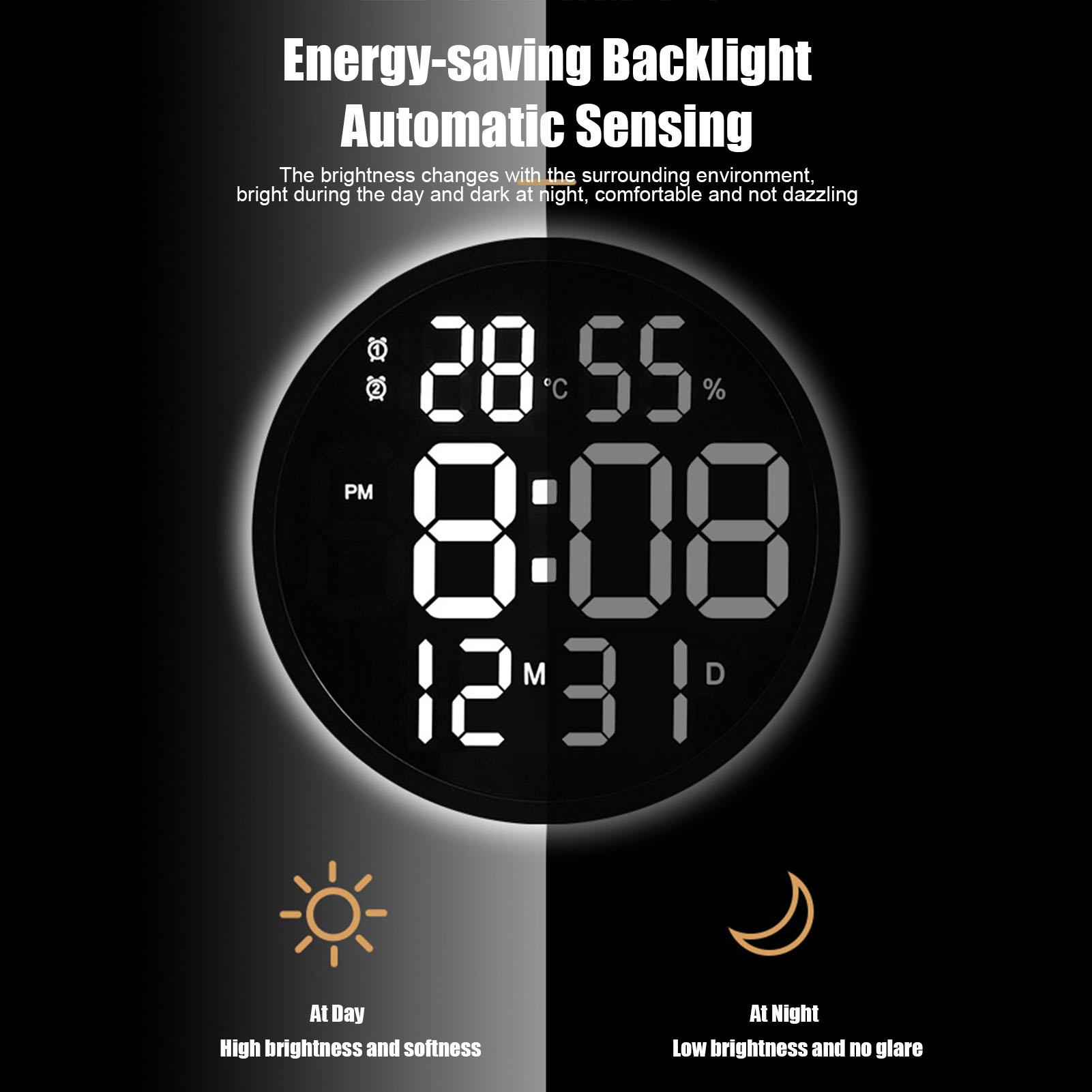 Đồng Hồ Tròn Điện Tử Không Tiếng Ồn 30Cm