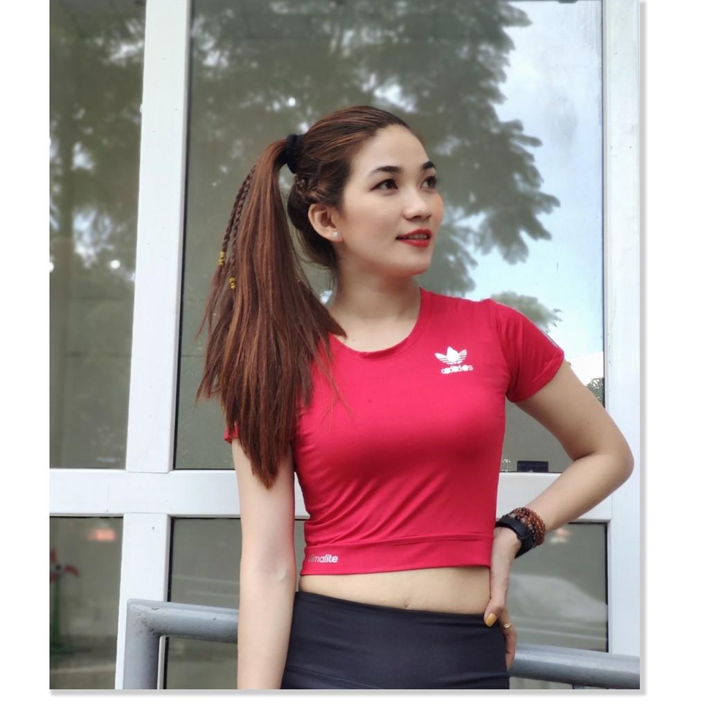 Áo Croptop Tập Thể Thao Tập Yoga Gym - Thun Lạnh Cao Cấp