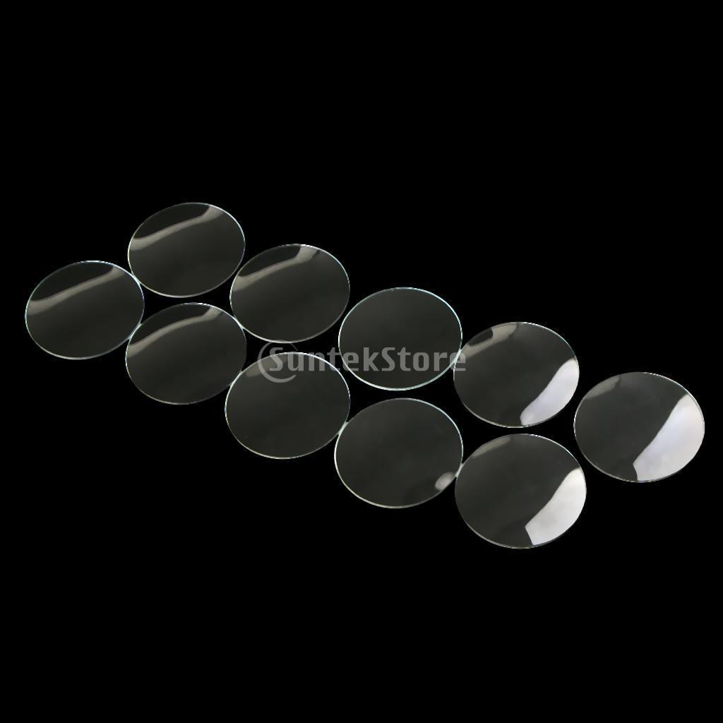 2-5pack 20 Piece Pack Domed Mineral Glass Watch Lens Parts for Watchmaker 18.5mm