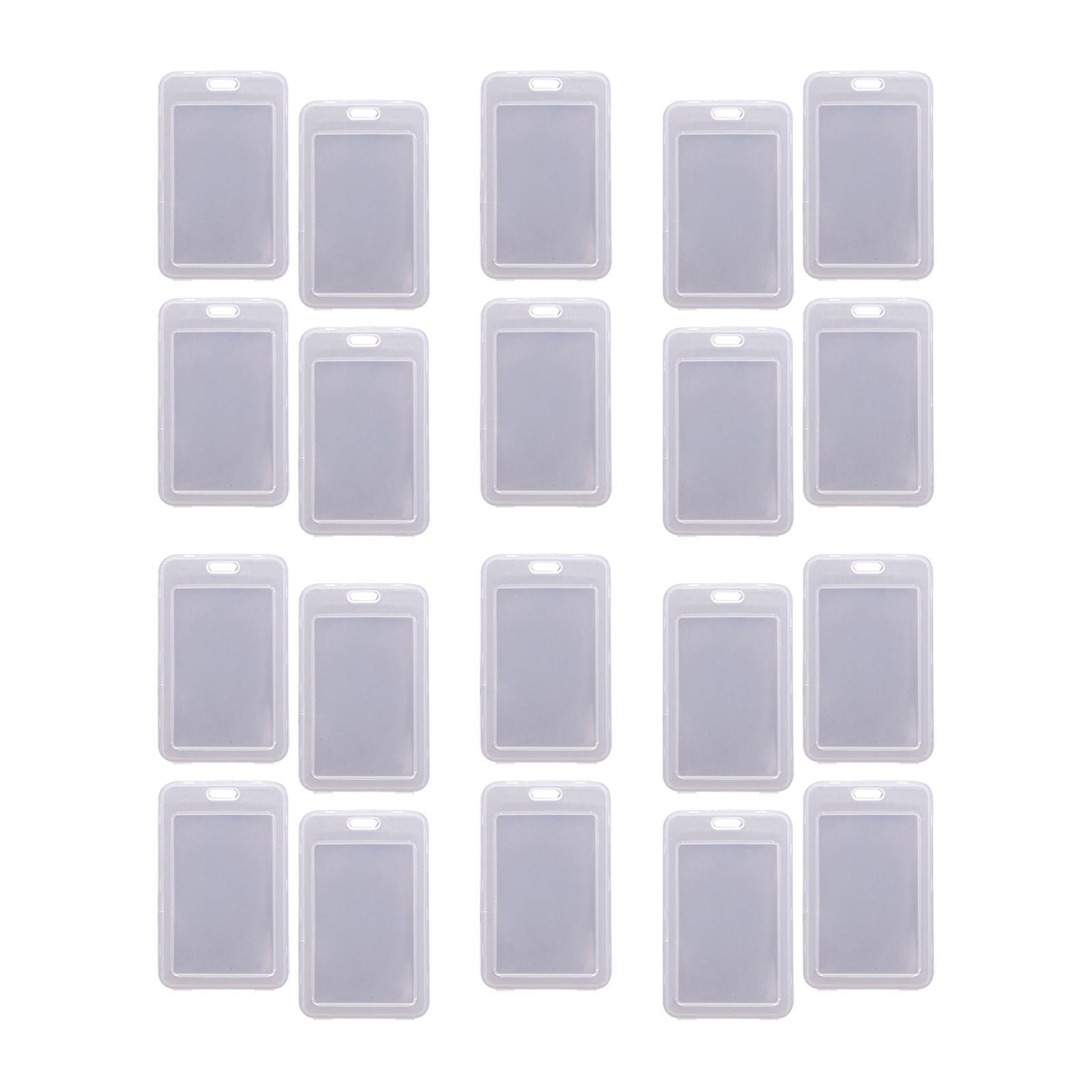 20x Card Holders Clear Identifiers Cards Cases for Business Cards Student