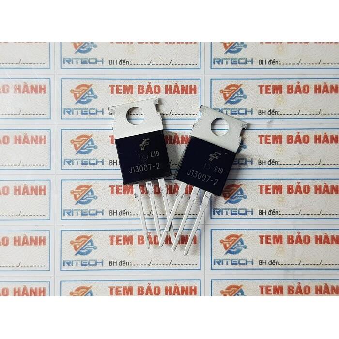 Combo 20 chiếc J13007-2, FJP13007H2, J13007 Transistor NPN 8A/400V TO-220 hàng chính hãng